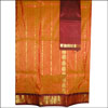 Mustard Pattulanga-Ooni Set with MAROON Border (SSM-15) - Click here to View more details about this Product